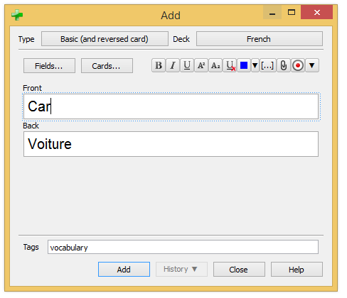 anki new reversed card