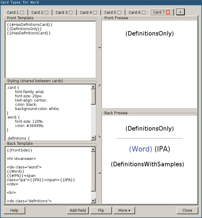 vocabulary note card7