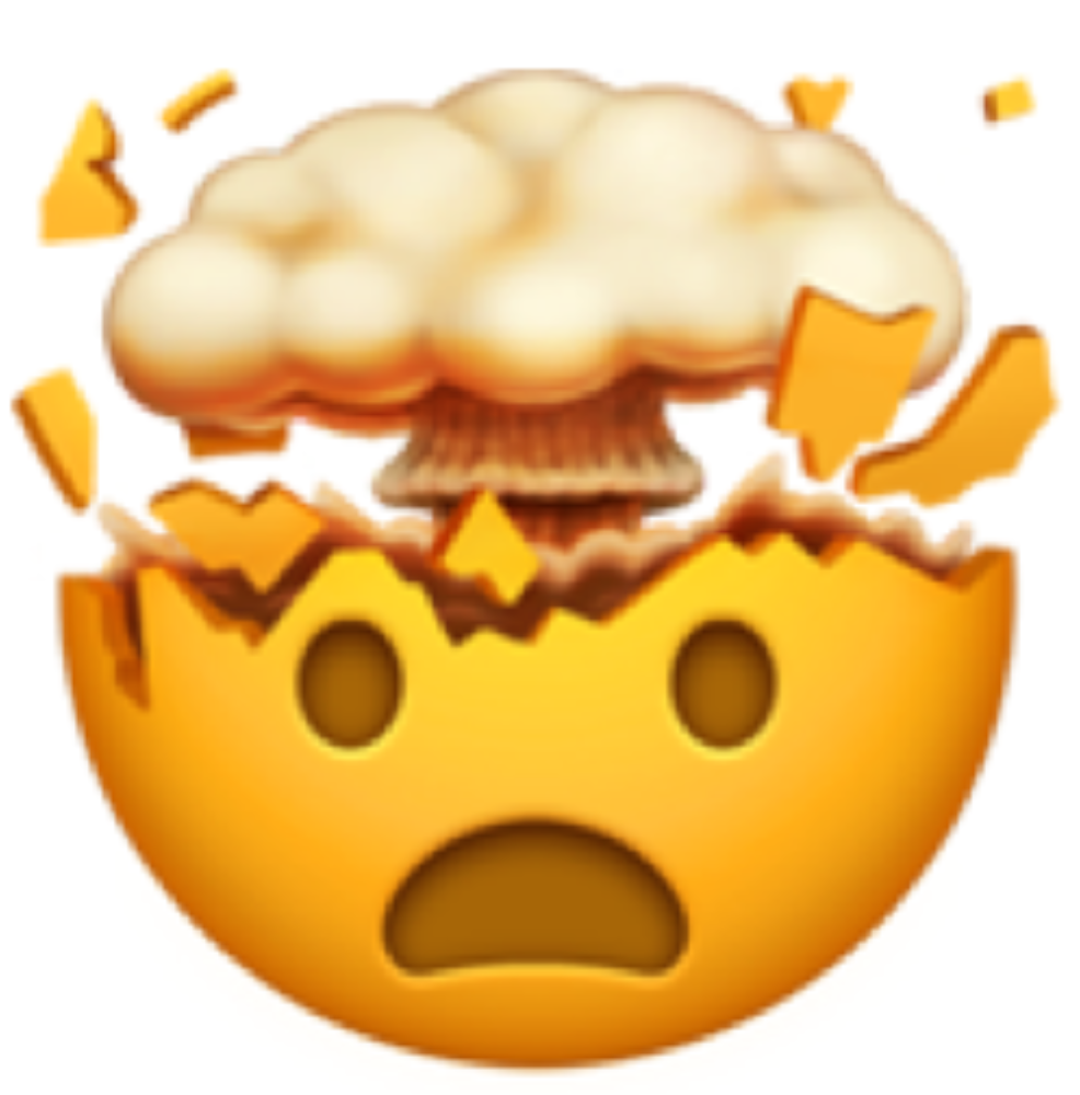 Unicode Exploding head
