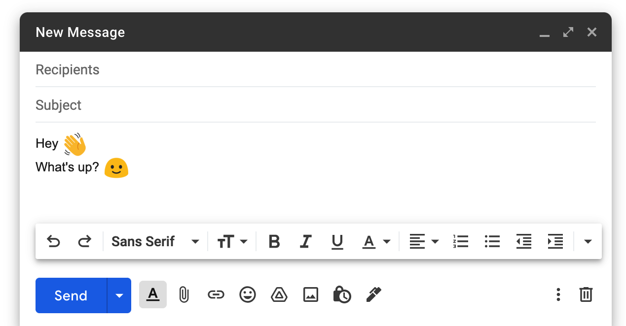 gmail message